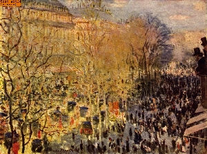 Boulevard des Capucines in Paris nach Monet
